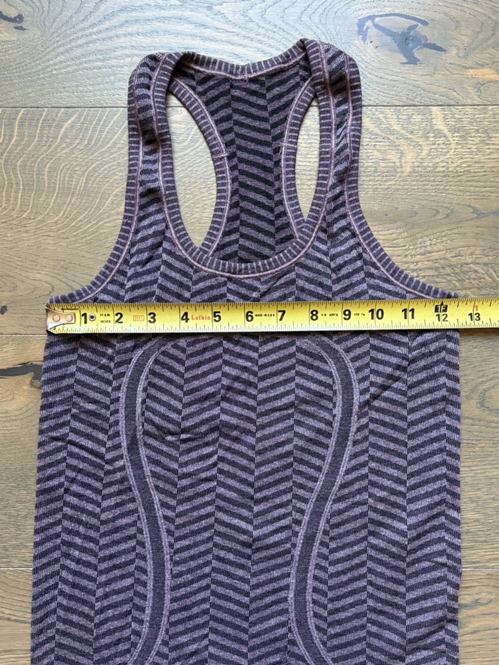 Lululemon Swiftly Tech Racerback In Heathered Black Cherry Size 2 - Picture 5 of 12